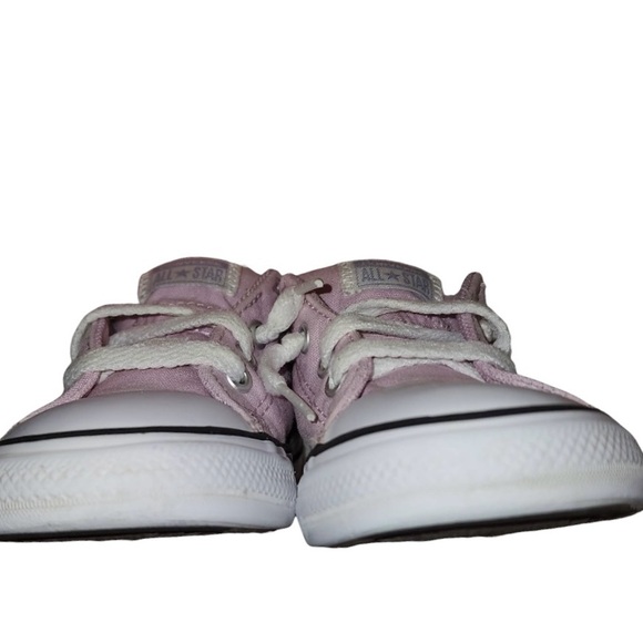 Converse Pink Glitter Sneakers Kids 9 Toddler Low Top Lace Up Casual Shoes - Picture 6 of 12